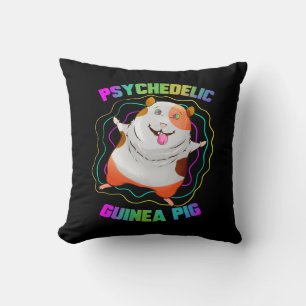 Guinea Pig EDM Party Pet   Colourful Guinea Pig Cushion