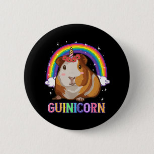 Guinea Pig For Girls Guinea Pig Unicorn 6 Cm Round Badge