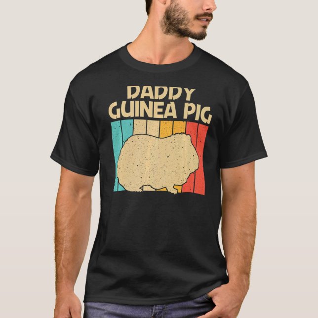 Guinea Pig For Men Dad Potato Pet  Fluffy T-Shirt (Front)