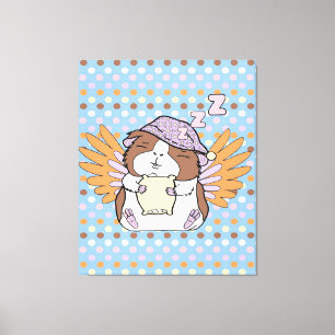 Guinea Pig Funny Elegant The Guinea Pig Lover Canvas Print