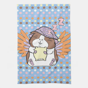 Guinea Pig Funny Elegant The Guinea Pig Lover Tea Towel