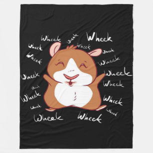 Guinea Pig   Funny Guinea Pig Gifts Wheek Fleece Blanket