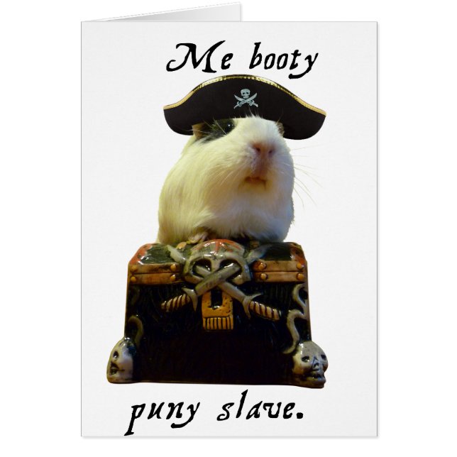 Guinea Pig Funny Pirate (Front)