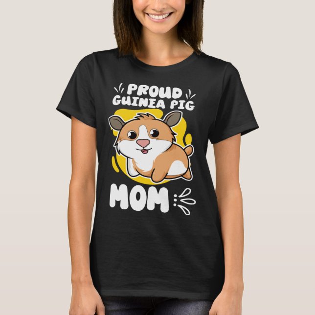 Guinea Pig Furry Potato Rodent Guinea Pig Owner T-Shirt (Front)