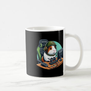 Guinea Pig Gamer Playing Video Game Wildlife Anima Coffee Mug