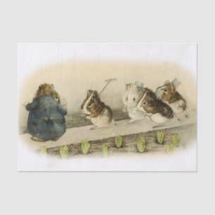 “Guinea Pig Garden” by Beatrix Potter Tissue Paper