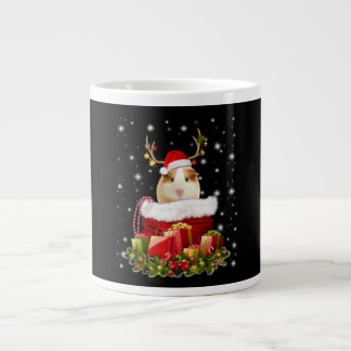 Guinea Pig Gift | Merry Christmas Guinea Pig Large Coffee Mug