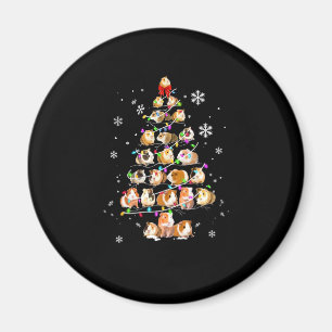Guinea Pig Gift   Merry Christmas Guinea Pig Magnet