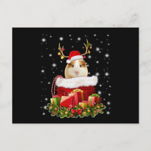Guinea Pig Gift   Merry Christmas Guinea Pig Postcard