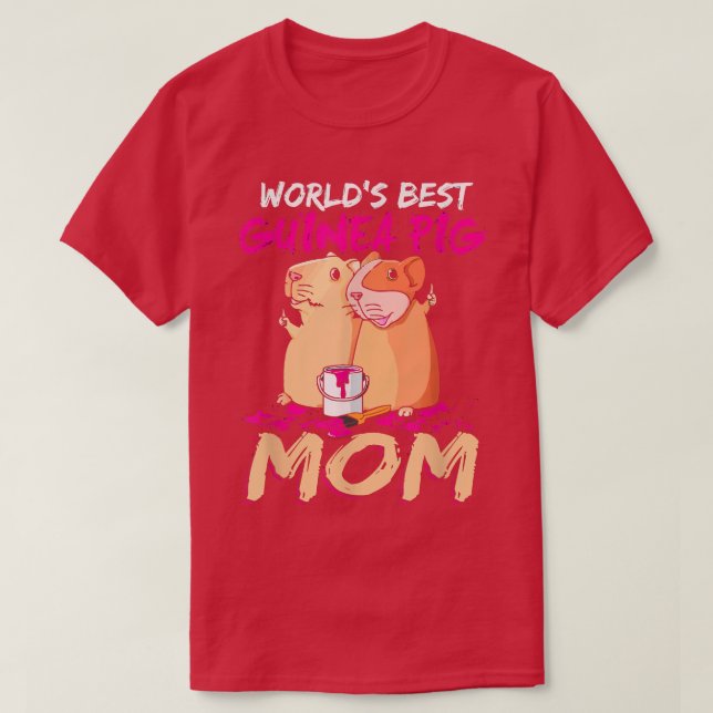 Guinea Pig Girl Guinea Pig Women worlds best Guine T-Shirt (Design Front)