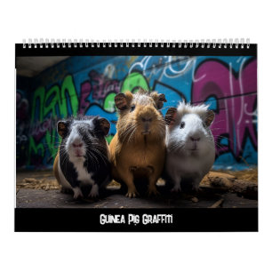 Guinea Pig Graffiti Calendar