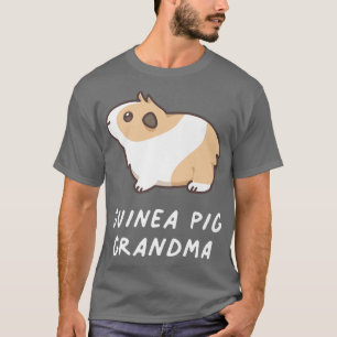 Guinea Pig Grandma Cute Rodent Pet Kawaii Aestheti T-Shirt