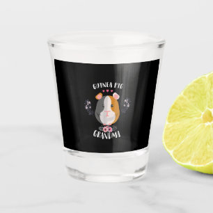 Guinea Pig Grandma Mors Day And Christmas Gift Shot Glass