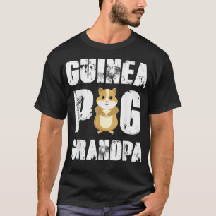 Guinea Pig Grandpa Cute Cavy Pet Animal Lover Gift T-Shirt