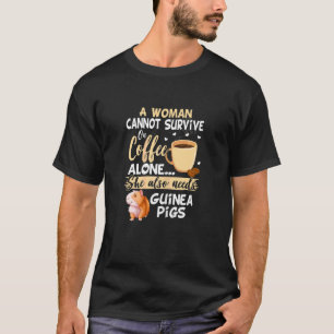 Guinea Pig Graphic Women And Girls Guinea Pig T-Shirt