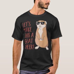 Guinea Pig Great Wheek Beige Brown Cool Guinea Pig T-Shirt