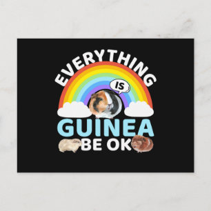 Guinea Pig - Guinea Be OK, Encouragement Postcard