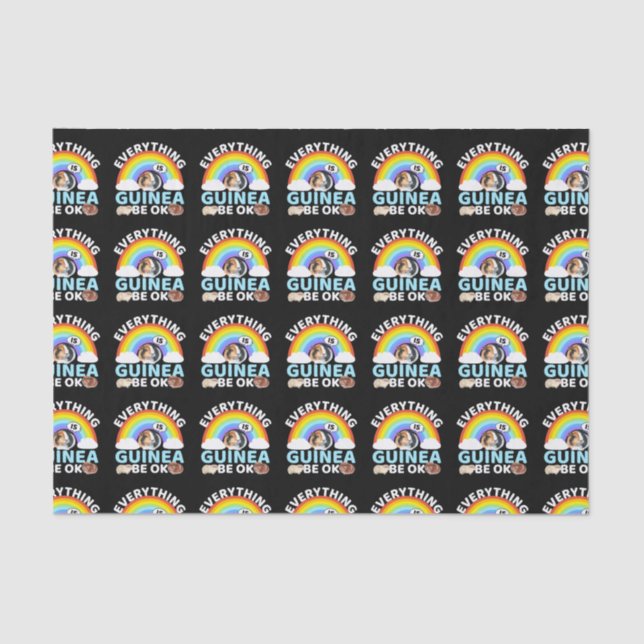 Guinea Pig - Guinea Be OK, Encouragement Tissue Paper (Front)