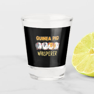Guinea Pig Guinea Pig Whisperer Cute Cavy Shot Glass