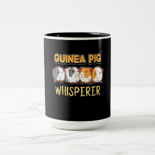 Guinea Pig Guinea Pig Whisperer Cute Cavy Two-Tone Coffee Mug