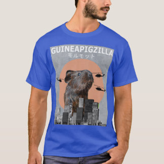 Guinea Pig Guinepigzilla Animal Funny Guinea Pigs  T-Shirt