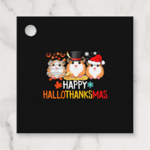 Guinea Pig Halloween Thanksgiving Christmas Favour Tags