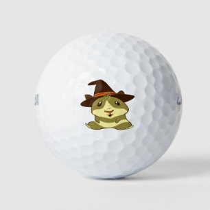 Guinea Pig Halloween Witch Golf Balls