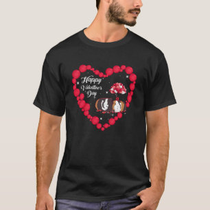 Guinea Pig Happy Valentine's Day Heart Balloons Pu T-Shirt