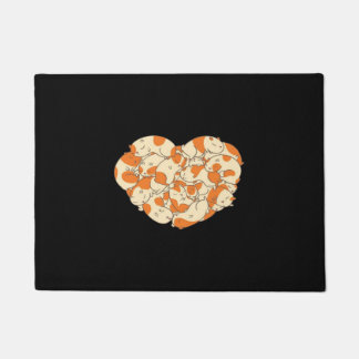 Guinea Pig Heart Love | Cute Baby Guinea Pig Doormat