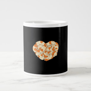 Guinea Pig Heart Love Cute Baby Guinea Pig Large Coffee Mug