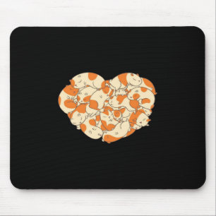 Guinea Pig Heart Love Cute Baby Guinea Pig Mouse Mat