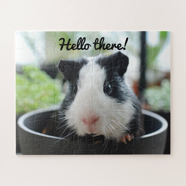 Guinea Pig Hello There Jigsaw Puzzle (Horizontal)