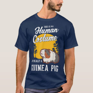 Guinea Pig Human Costume Halloween Guinea Pig T-Shirt
