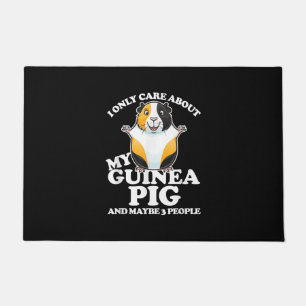 Guinea Pig I Care About My Guinea Pig Doormat