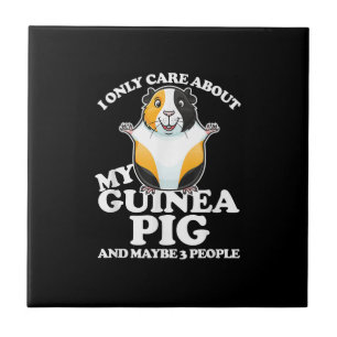 Guinea Pig I Care About My Guinea Pig Tile