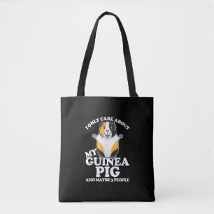 Guinea Pig I Care About My Guinea Pig Tote Bag