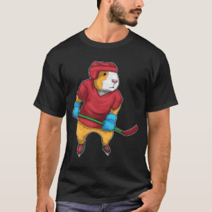 Guinea pig Ice Hockey Ice hockey stick T-Shirt
