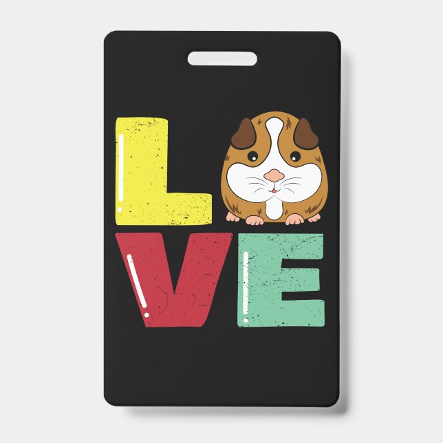 Guinea Pig ID Badge (Front)