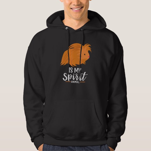 Guinea Pig Is My Spirit Animal I Kids Ladies  1 Hoodie (Front)