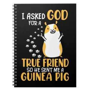 Guinea Pig Is True Friend Notebook