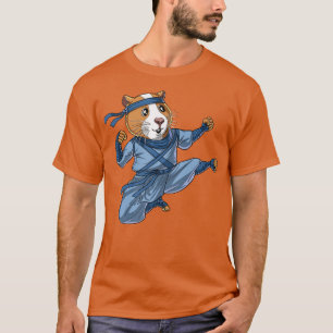 Guinea Pig Karate Ninja Kung Fu Martial Arts Funny T-Shirt