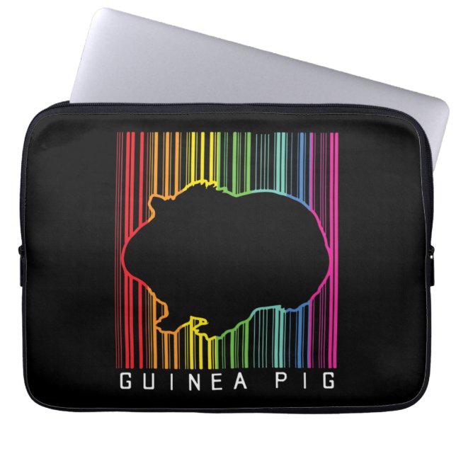 Guinea pig laptop sleeve (Front)