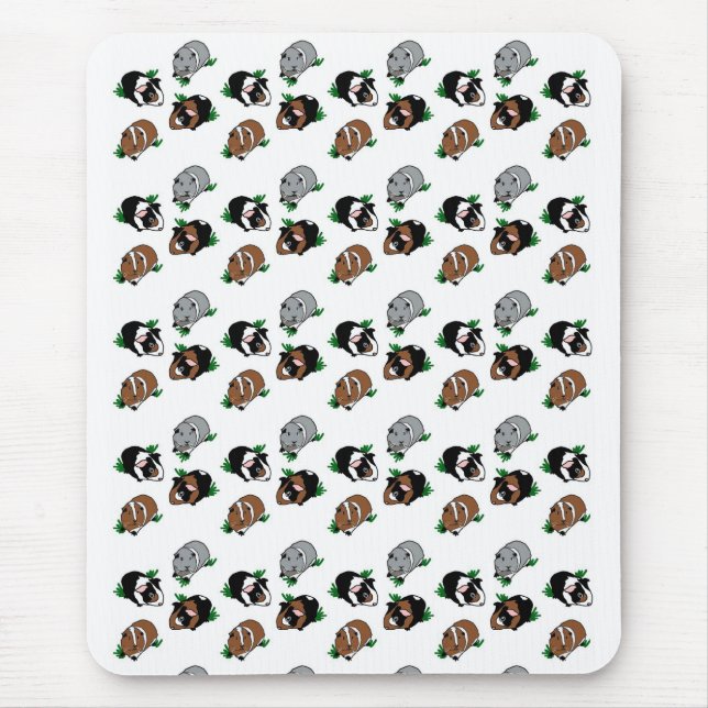Guinea Pig line up Mouse Mat (Front)