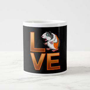 Guinea Pig Love Cute Guinea Pig Cool Pet Lover Large Coffee Mug