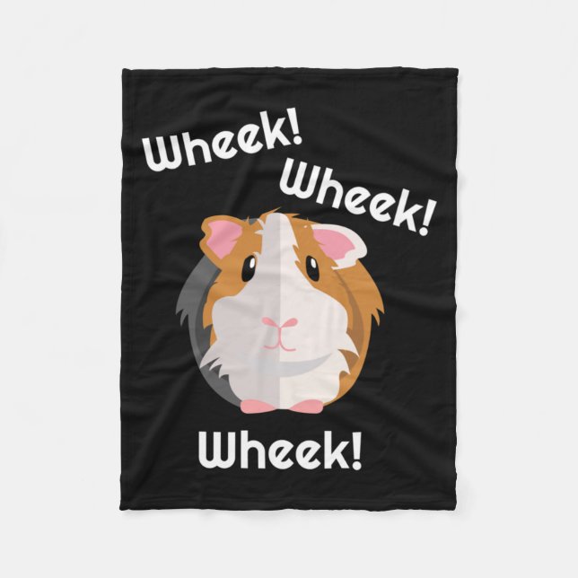 Guinea Pig Love Fleece Blanket (Front)