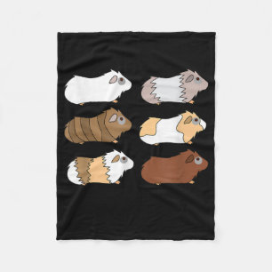 Guinea Pig   Love Guinea Pig Wheek Wheek Feed Me Fleece Blanket