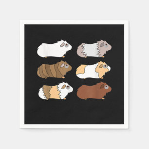 Guinea Pig Love Guinea Pig Wheek Wheek Feed Me Napkin