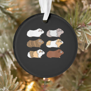Guinea Pig Love Guinea Pig Wheek Wheek Feed Me Ornament