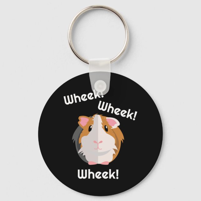 Guinea Pig Love Key Ring (Front)