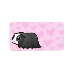 Guinea Pig Love (long hair) Label